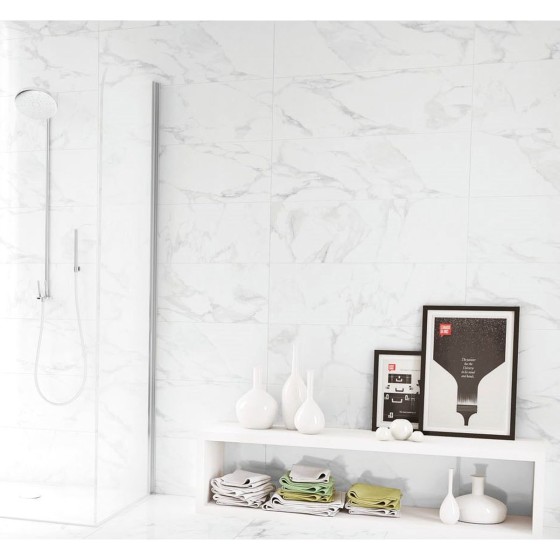 Marmo Calacatta White Gloss Wall Tile 270x420mm